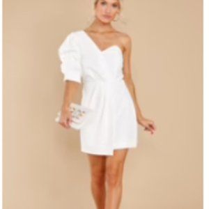 One Last Kiss White Dress Size Small
